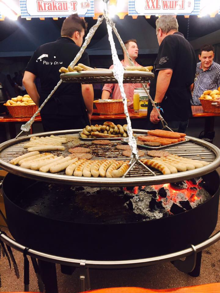 Grill in duitse grillwagen