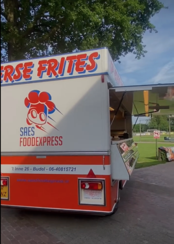 Frietwagen van Saes Foodexpress van evenementen