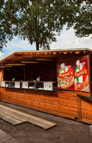 Pastakraam huren van Saes Foodexpress